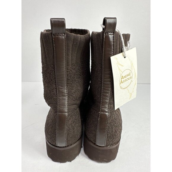 Item: Andre Assous Women’s size 9 Pisces Featherweight Brown Sock Boots - Picture 6 of 10